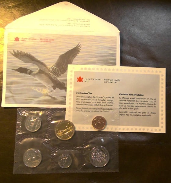 1993 Canada Uncirculated Coin Set for sale