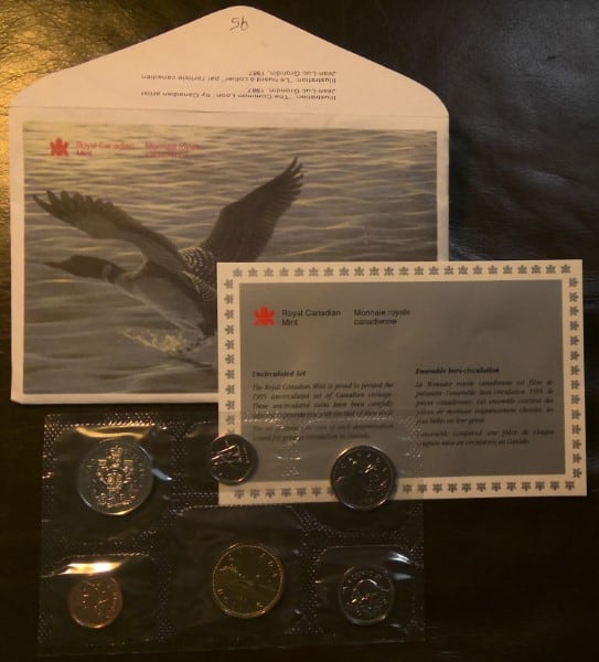 1995 Canada Uncirculated Coin Set for sale