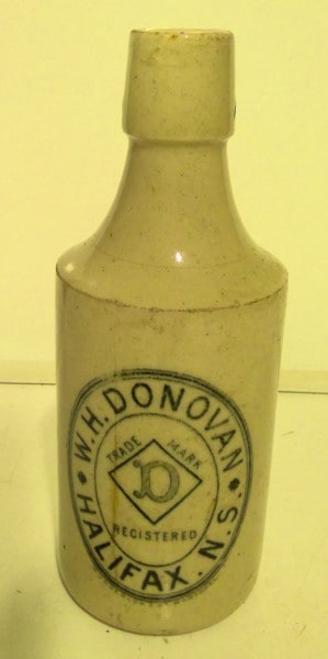 W.H. Donovan Halifax Stoneware Bottle for sale