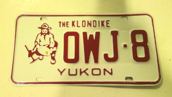 Vintage Yukon Klondike License Plate for sale