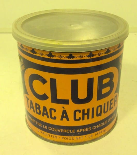 Vintage Club Chewing Tobacco Tin (A) for sale