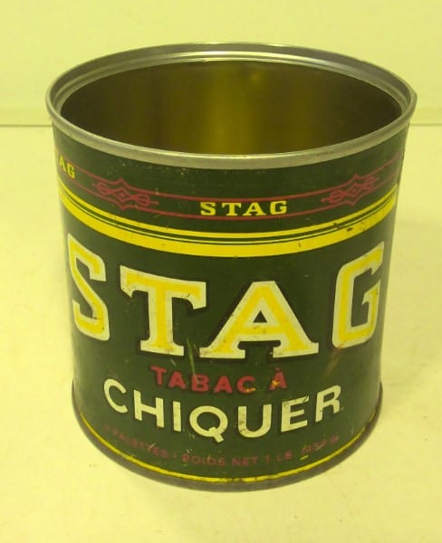 Vintage Stag Chewing Tobacco Tin for sale