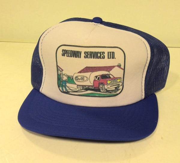 Vintage Speedway Service Gulf Trucker Hat for sale