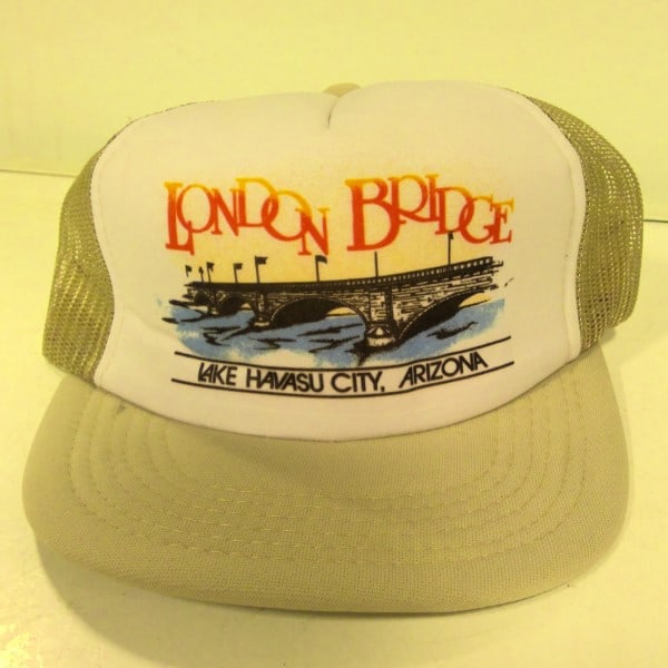 Vintage London Bridge Lake Havasu City, Arizona Snapback Hat for sale