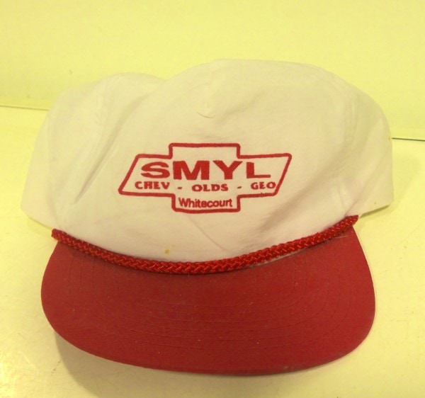 Vintage Smyl Whitecourt Chev-Olds-Geo Snapback Hat for sale