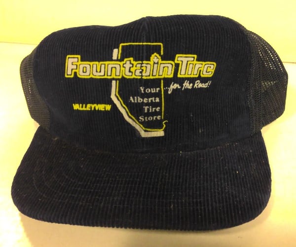 Vintage Fountain Tire Valleyview Snapback Hat for sale