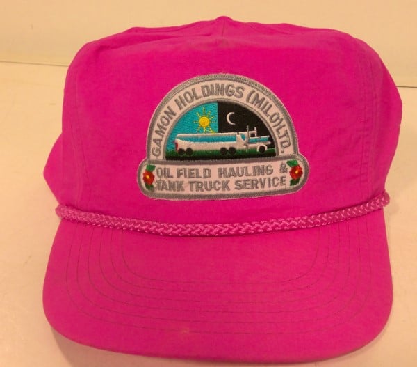 Vintage Gamon Holdings Oilfield Hauling Snapback Hat for sale