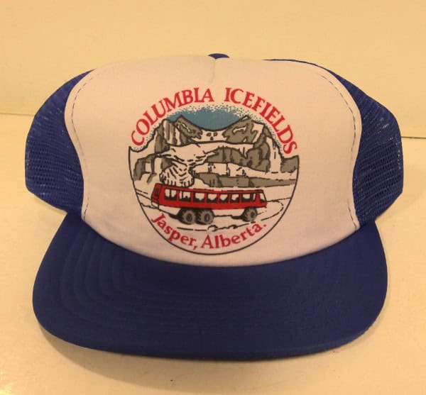 Vintage Columbia Icefields Jasper Snapback Hat for sale