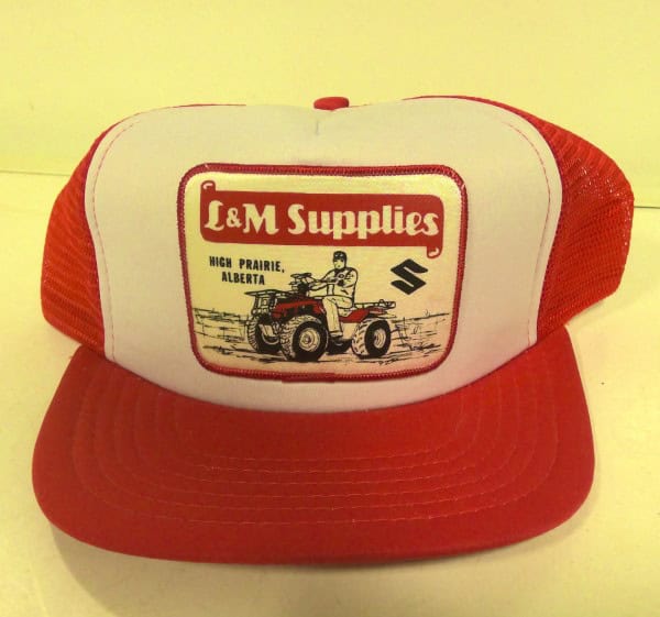 Vintage L&M Supplies High Prairie Suzuki Snapback Hat for sale