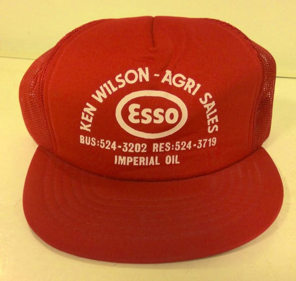 Vintage Ken Wilson - Agri Sales Esso Snapback Hat for sale