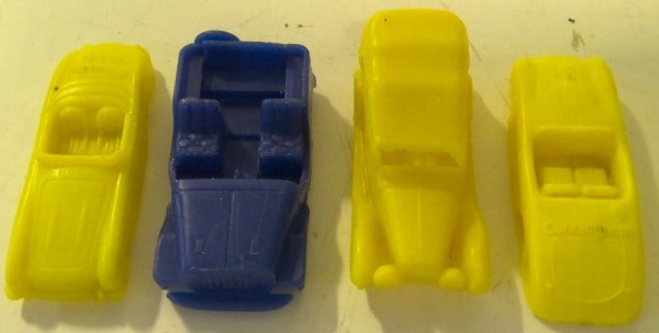 Assorted MPC Plastic Cars Lot of 4 available from heinventures.ca