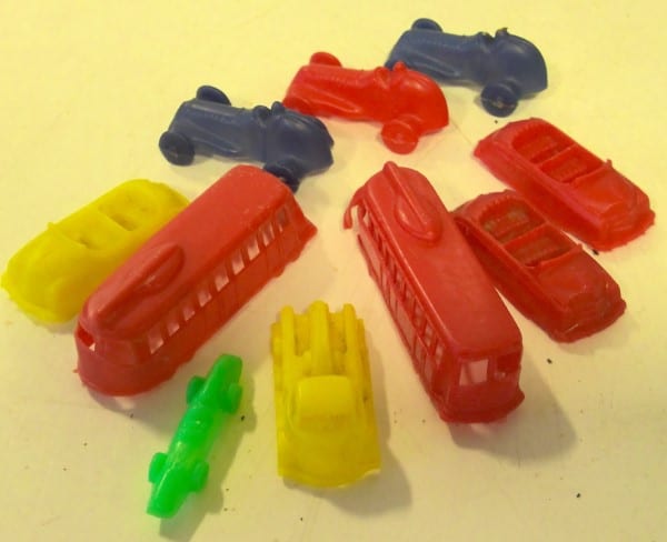 Lot of 10 Assorted Vintage Plastic Vehicles for sale on heinventures.ca