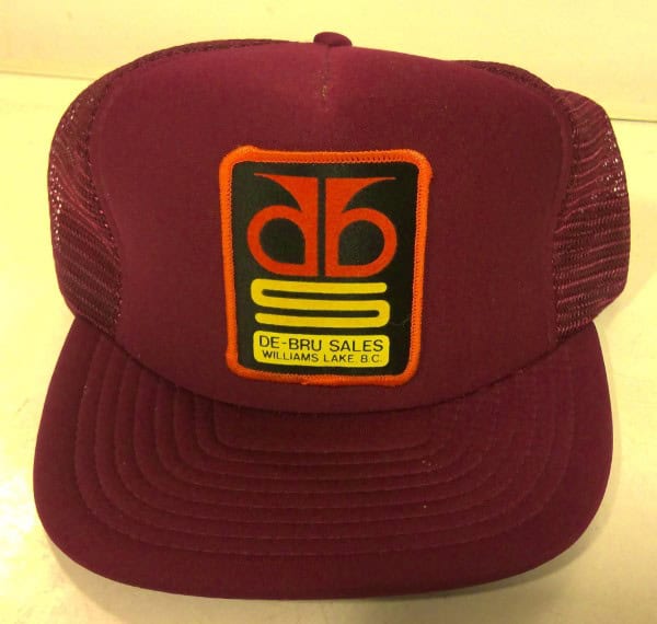 Vintage De-Bru Sales Williams Lake B.C. Snapback Hat for sale