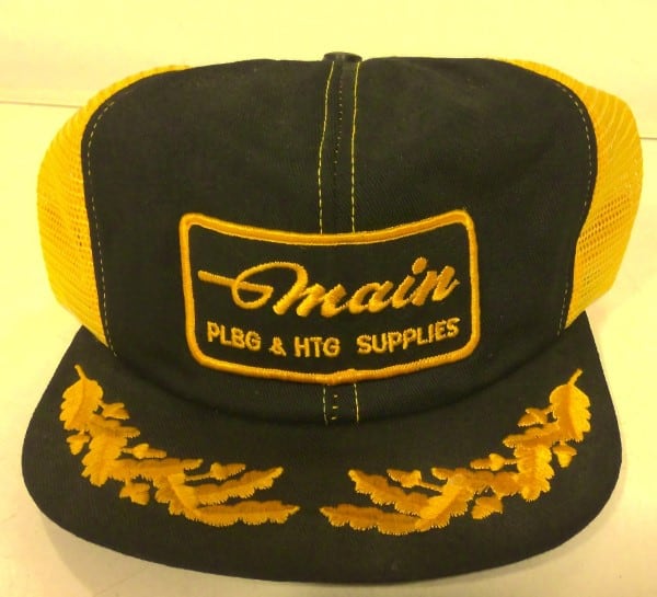 Vintage Main Plumbing & Heating Snapback Hat for sale