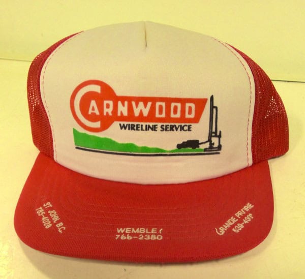 Vintage Carnwood Wireline Service Snapback Hat for sale