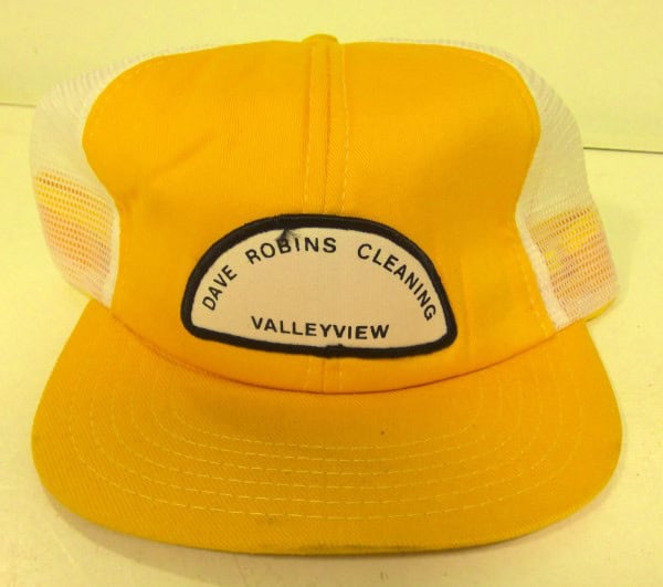 Vintage Dave Robbins Cleaning Snapback Hat for sale