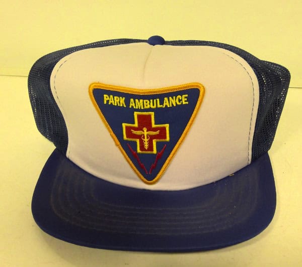 Vintage Park Ambulance Snapback Hat for sale