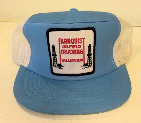 Vintage Farnquist Oilfield Trucking Snapback Hat for sale