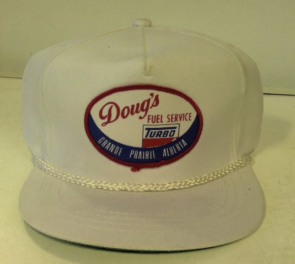 Doug's Fuel Service Turbo White Snapback Hat for sale