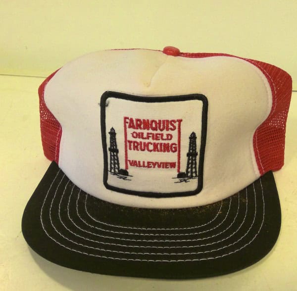 Vintage Farnquist Oilfield Trucking Snapback Hat for sale