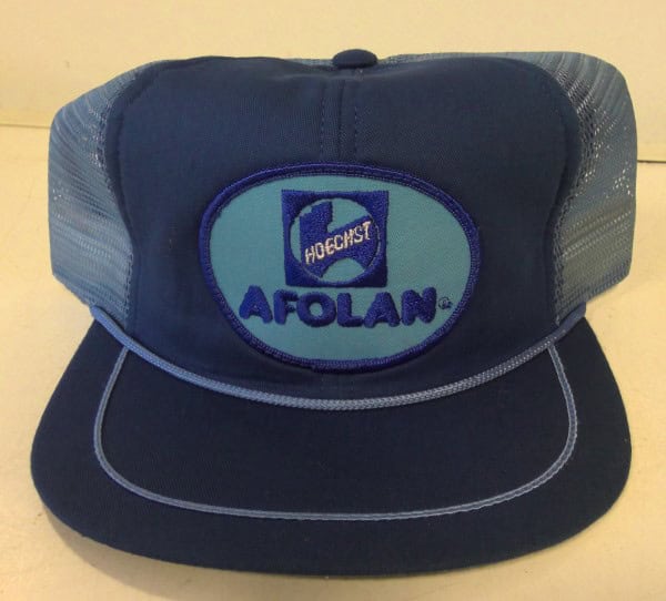 Vintage Hoescht Afolan Weed Control Snapback Hat for sale