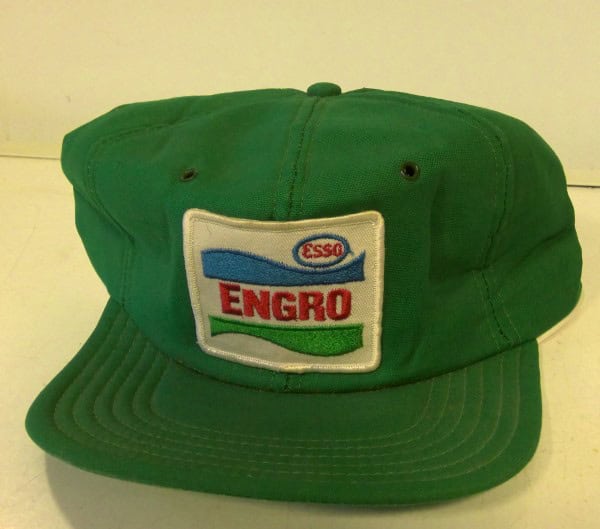 Vintage Engro Esso Farming Snapback Hat for sale