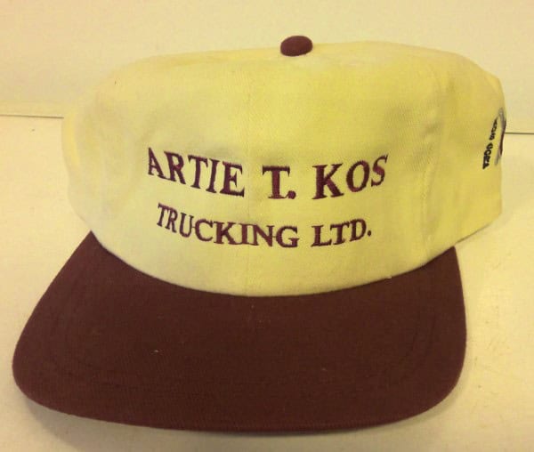 Artie T. Kos Trucking Ltd. Snapback Hat for sale