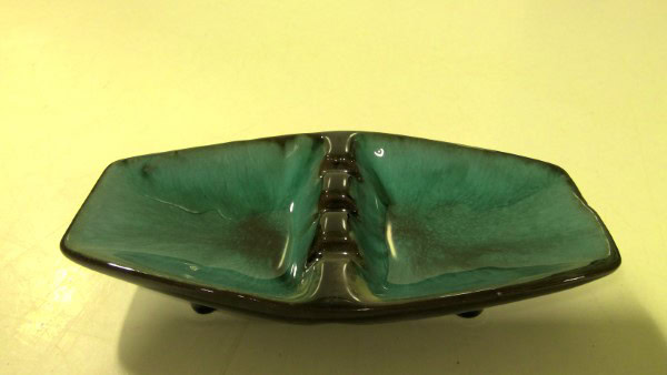 Vintage 1960s Mid Century Modern Ceramic Pottery Ashtray for sale