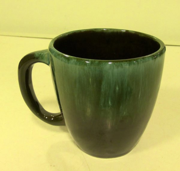 Vintage Glazed Pottery Mid Century Modern Coffee Mug for sale