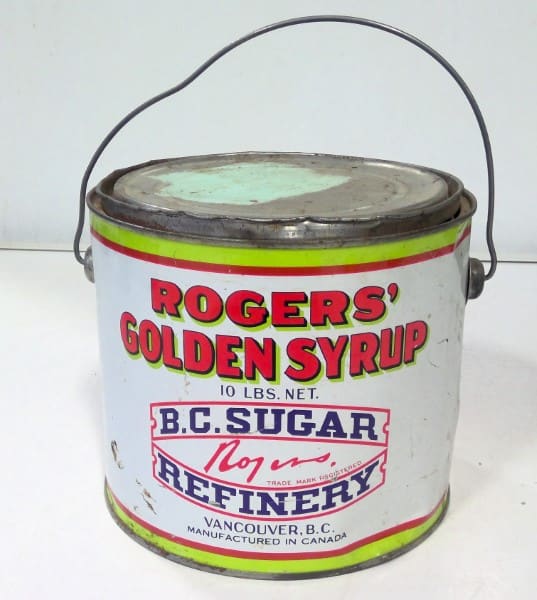 Vintage 10 LB Rogers' Golden Syrup Tin for sale