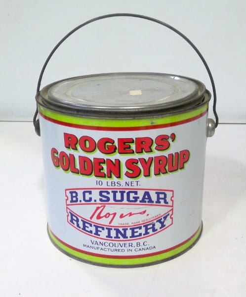 Vintage 10 LB Rogers' Golden Syrup Tin for sale