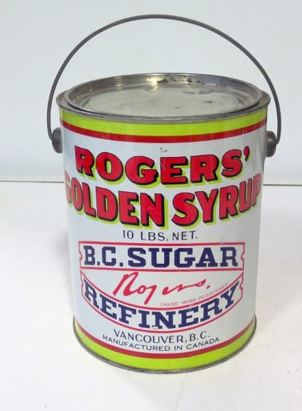 Vintage 10 LB Rogers' Golden Syrup Tin (taller version) for sale