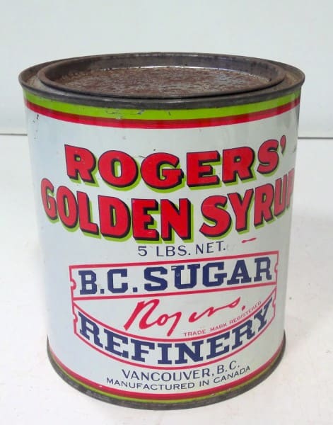 Vintage 5 LB Rogers' Golden Syrup Tin for sale