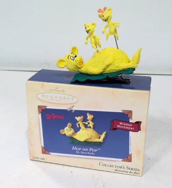 Hop on Pop Clip on Dr. Seuss Hallmark Ornament for sale on heinventures.ca