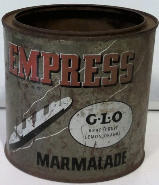 Empress Marmalade Tin for sale on heinventures.ca