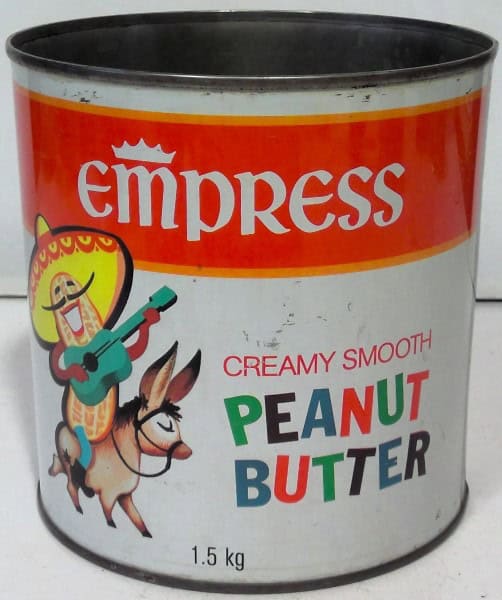 Empress Creamy Smooth Peanut Butter Tin for sale on heinventures.ca