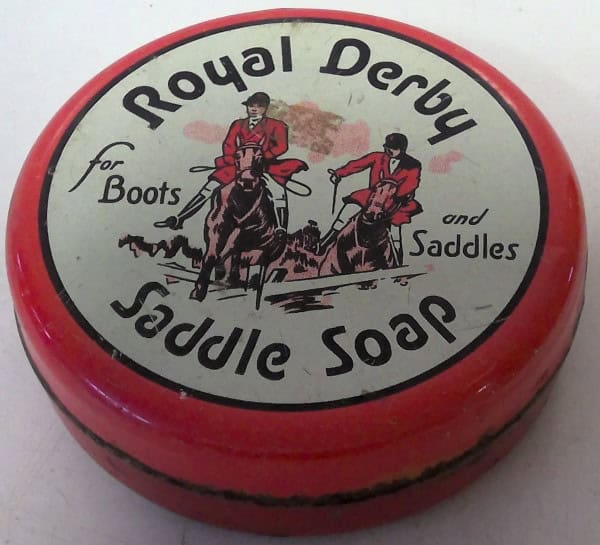 Royal Derby Saddle Soap Tin for sale on heinventures.ca