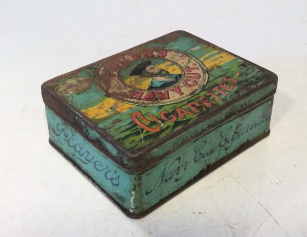 Player's Navy Cut Cigarettes Tobacco Tin - C.1920s. for sale