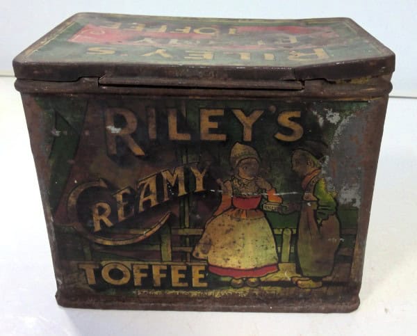 Rileys Creamy Toffee Tin. C.910s-1920s for sale