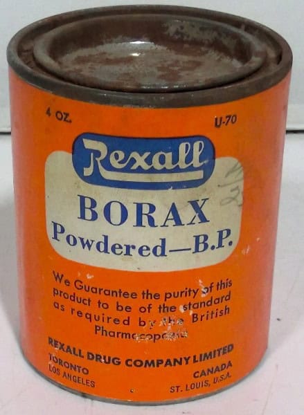 Rexall Borax Powdered Tin for sale on heinventures.ca