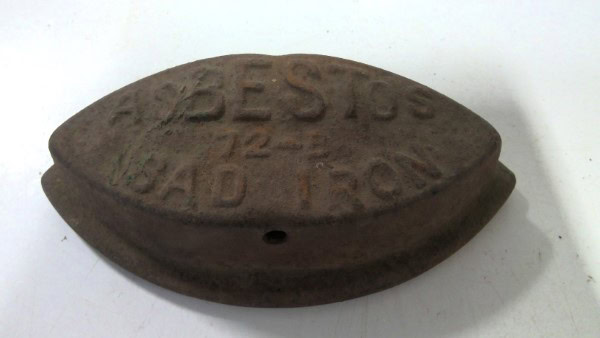 Antique Asbestos 72-B Sad Iron for sale