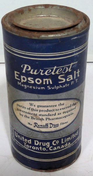 Puretest Epsom Salt Tin for sale on Hein Ventures' online store