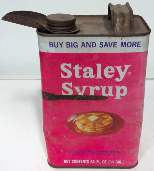 Staley Syrup Half Gallon Tin for sale on heinventures.ca