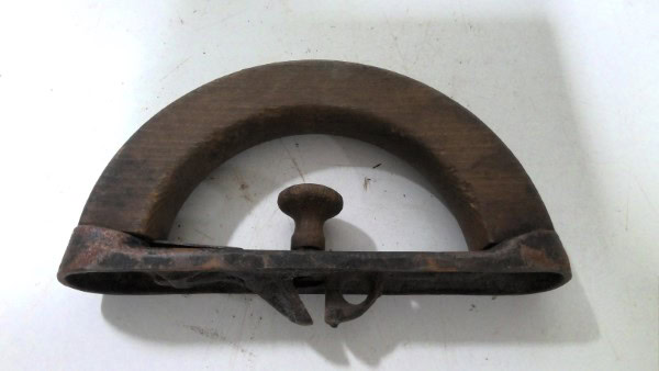 Antique Wood Sad Iron Handle for sale