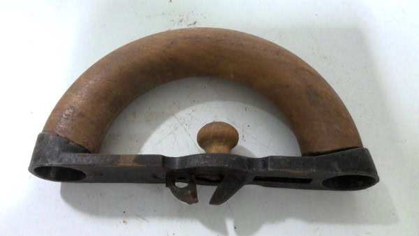 Antique Wood Sad Iron Handle for sale