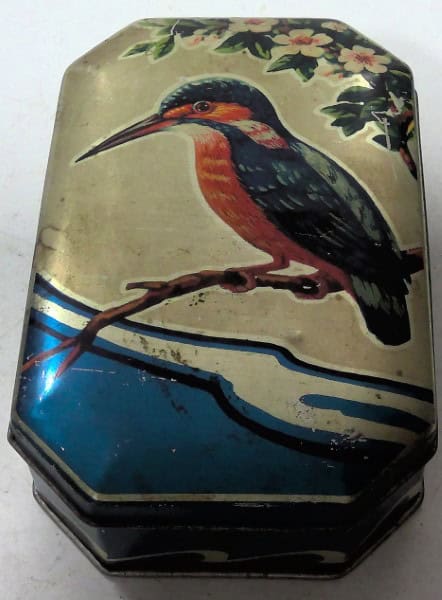 Boy Blue Assortment of Toffees Bird Tin for sale on heinventures.ca