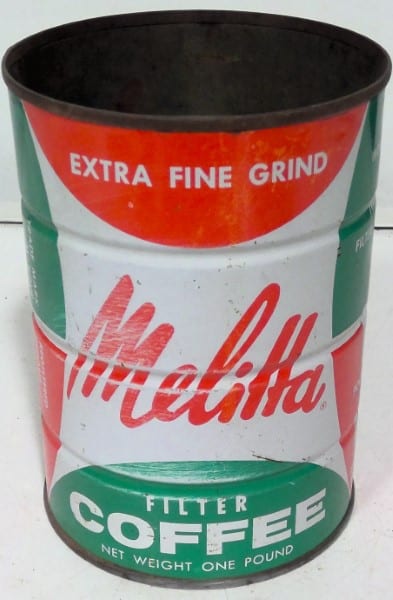 Melitta Filter Coffee Extra Fine Grind Tin for sale on heinventures.ca