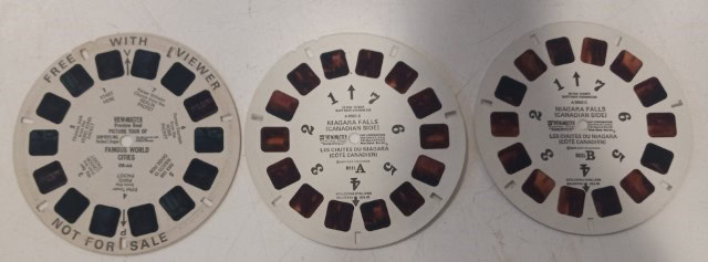 View-Master Reels of Famous World Cities and Niagara Falls (Canadian Side) for sale on heinventures.ca