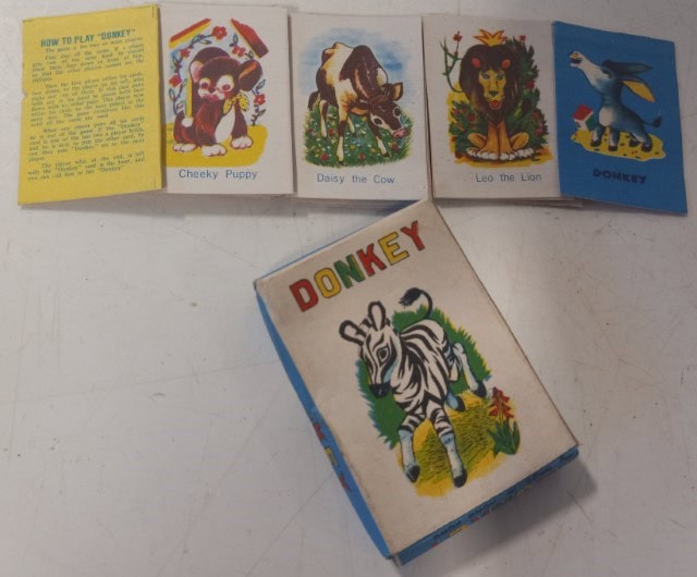 Adorably Cute Minature Donkey Card Game available on heinventures.ca