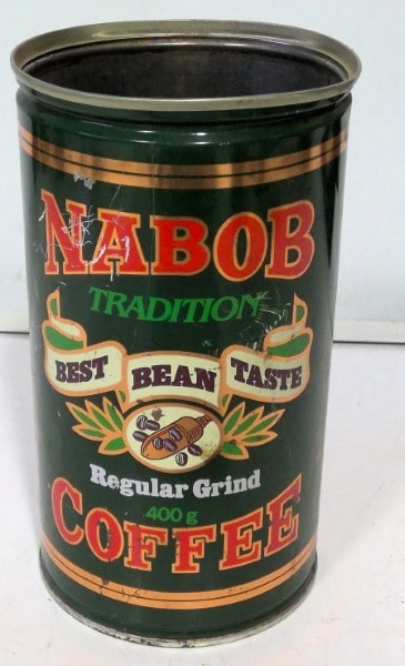 Green Nabob Regular Grind Coffee Tin for sale on heinventures.ca